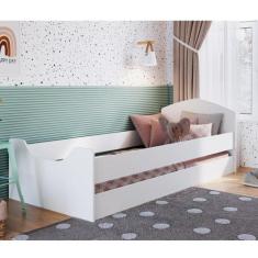 Cama Infantojuvenil com Protetores Encanto Art In Móveis Branco