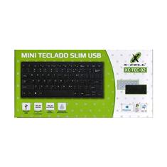 Mini Teclado Slim Preto USB X-cell XC-TEC-02