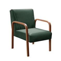 Poltrona Decorativa Anita Cadeira Moderna Sala Recepção Bella Decor