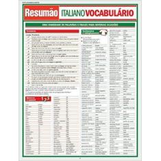 Resumao - Italiano Vocabulario - Barros, Fischer E Associados