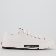Tênis Coca Cola Daytona Feminino Branco-Feminino