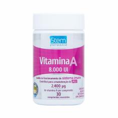 Vitamina A 8.000 UI (30 Comprimidos) - Stem Pharmaceutical-Unissex
