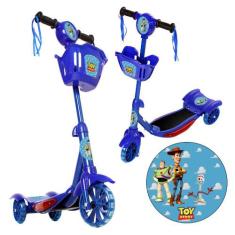 Patinete Toy Story Para Crianças Scooter 3 Rodas Brinquedo - Zein