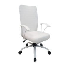 Cadeira Presidente para Escritório Linha Calábria Branco - Design Offi