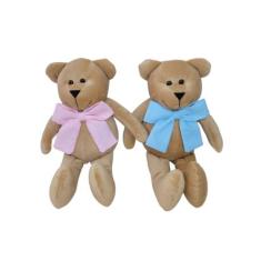 Ursos de pelúcia 2 unidades com 29cm brinquedo decoração quarto infant
