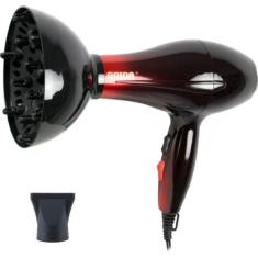 Secador de Cabelo Onida ON-075 220V - Preto/Vermelho, 220V