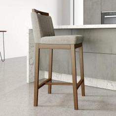 Banqueta Madeira Maciça Dani - Ease Móveis