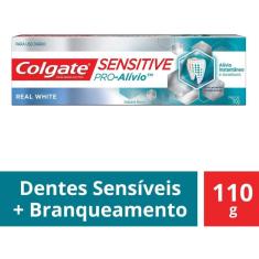 Creme dental colgate sensitive pro-alívio real white 110G