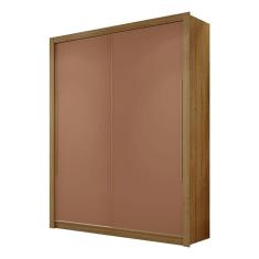 Guarda Roupa Casal 02 Portas De Correr Sevilha Nature/camarim - Pallazio