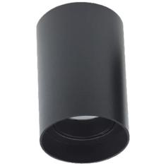 Kit 4 Spot Sobrepor Redondo Preto Direcionavel Closet