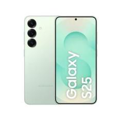 Samsung Galaxy S25 5G 256GB Galaxy AI Verde 6,2" 12GB RAM Câm. Tripla 50+12+10MP Bateria 4000mAh Dual Chip