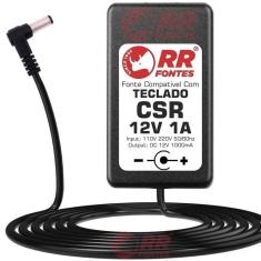 Fonte 12V 1A Para Teclado Piano Csr