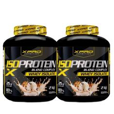 Kit 2x Whey Protein Blend Complex Iso  2Kg - XPRO-Unissex