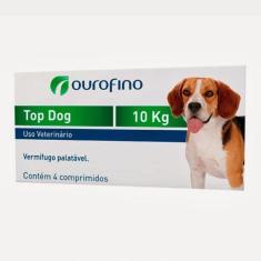Top Dog 10Kg - Cx C/ 4 Comprimidos - Ourofino