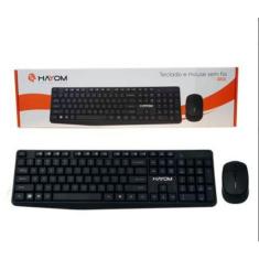 Teclado e Mouse Sem Fio 1200 Dpi TC3211 Preto - Hayom - Hayon