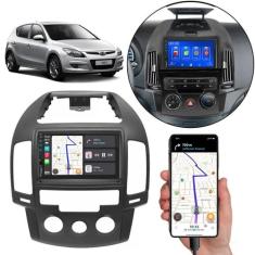 Multimídia Android-Auto I30 2009-2012 7 Pol MP5 Com Furo para Porta Tr