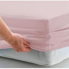 Lençol Queen Avulso Com Elástico Percal 200 Fios 100% Algodão - Dryka 