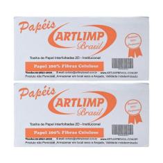 Papel Toalha Interfolha 100% Celulose 9.600 Folhas Artlimp