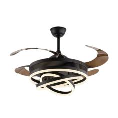 Ventilador Teto Lustre Retrátil Led Luxuoso