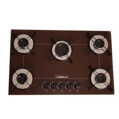 Fogão Cooktop 5 Bocas Chamalux Ultra  Chama Premium Bivolt, Marrom, Bi