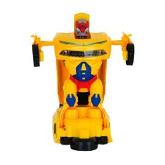 Carro Robô 2 Em 1 Musical Bate E Volta Luzes Brinquedo Infantil