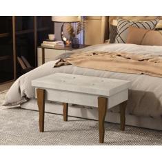 Recamier Captone Espanha Pés Madeira 0,80 Cor Bege Comprar - Comprar M