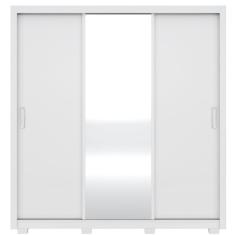 Guarda Roupa De Casal 3 Portas Com P s Residence Branco Dem b