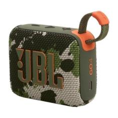 Caixa de Som Bluetooth JBL Go 4 Camuflada-Unissex