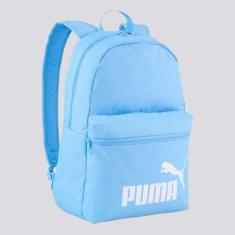 Mochila Puma Phase Azul e Branco, Único