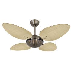 Ventilador De Teto Volare Office Petalo Palmae Natura 127V