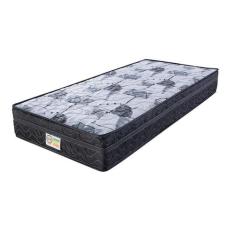 Colchão Solteiro Imperial Molas Verticóil (23x108x198) Preto e Cinza -