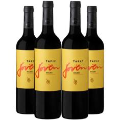 Vinho Tinto Tapiz Joven Malbec 750ml Kit 4 Garrafas