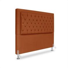 Cabeceira de Cama Box Casal 140 cm  Baronesa - Click Home, Terra Cota