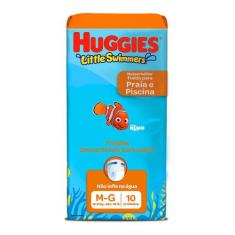 Fralda Huggies Little Swimmers Tamanho M/G com 10 Fraldas Descartáveis