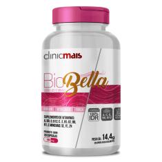 BioBella Cabelos e Unhas 480mg 30caps - Força e Vitalidade Clinic Mais 
