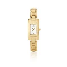 Relógio De Pulso Jean Vernier Feminino Dourado Jv07678L