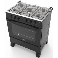 Fogão Hera Plus 5 Bocas Bivolt Preto