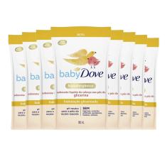 Kit Sabonete Líquido Dove Baby Refil Hidratação Glicerinada 180ml - 8 Unidades