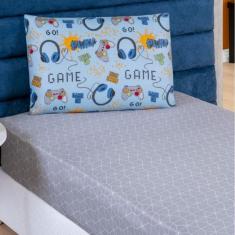 Jogo de Lençol Solteiro Bouti Kids Estampado 2 Peças - Game
