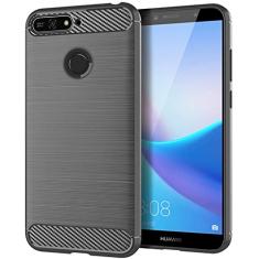 Capa para Huawei Y6 2018, com sensação suave, proteção total, anti-arranhões e impressões digitais + capa de celular resistente a arranhões para Huawei Y6 2018
