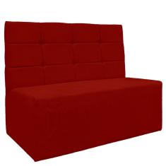 Sofá Canto Alemão Veludo Marsala - Montanaris Decor