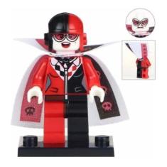Boneco Blocos De Montar Harley Quinn Motorcycle Arquelina