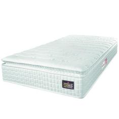 Colchão Solteiro Espuma D33 Pillow Top Van Gogh 88x188x24cm Branco Hel