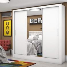 Guarda-roupa Casal 3 Portas Com Espelho Santiago Plus Espress