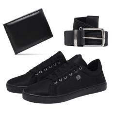 Tênis Masculino Casual Confortável + Cinto e Carteira Social - Bless A