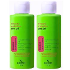 Kit 2 Sabonete Facial Pó Evita Oleosidade Reduz Poros Vegano - Dokmos