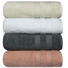 Kit 4 Toalha de Banho Fio Penteado Extra Macia - Comfort - Central Toa