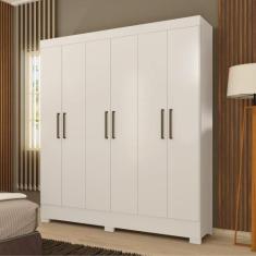 Guarda Roupa 6 Portas Virgina Branco - CasaH