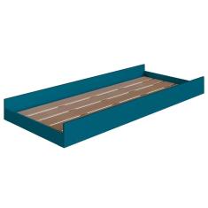 Cama Auxiliar Infantil Para Colchão 78x188cm Infix C06 Azul - Mpozenato