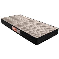 Colchão Solteiro Espuma D28 Pasquale Black (88x188x14) - Paropas